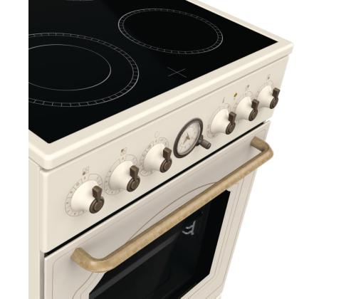 Gorenje, retro, 11 funktsiooni, 70 L, beež - Keraamiline pliit