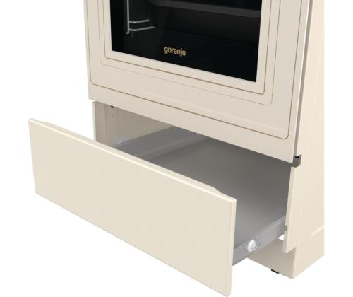Gorenje, retro, 11 funktsiooni, 70 L, beež - Keraamiline pliit