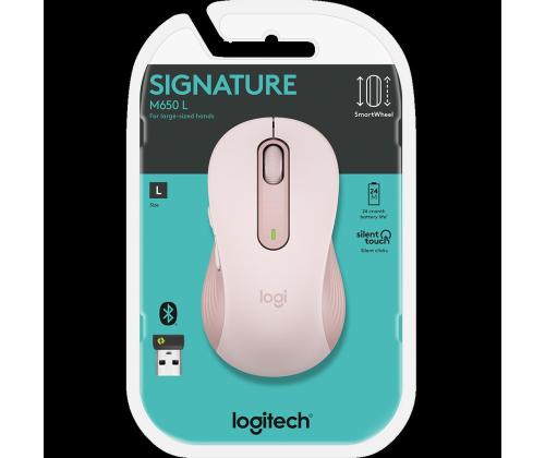 Logitech Signature M650 L, roosa - Juhtmevaba hiir