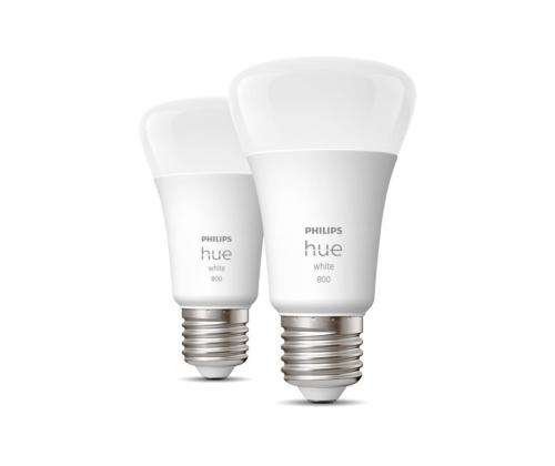 PHILIPS Hue White A60, 9W, E27, valge - Nutivalgusti