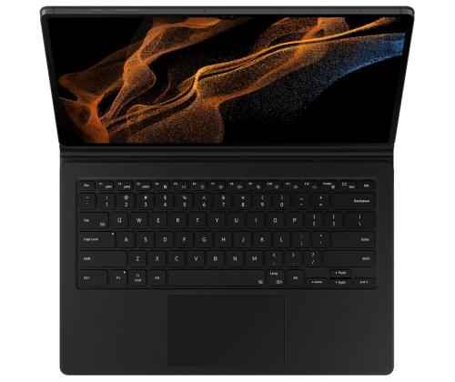 Samsung Galaxy Tab S8 Ultra Book Cover Keyboard, must - Klaviatuuriga ümbris