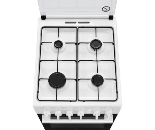Electrolux, 55 L, valge - Gaasipliit gaasiahjuga
