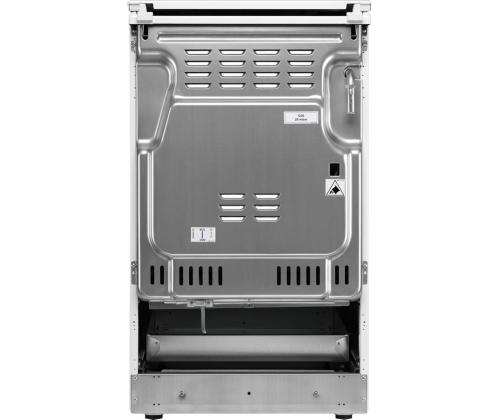 Electrolux, 55 L, valge - Gaasipliit gaasiahjuga