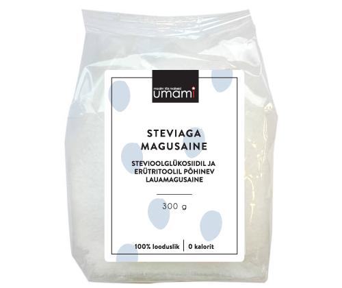 Suhkruasendaja magusaine stevia ja erütritooliga UMAMI 300g