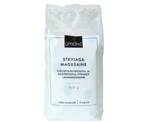 Suhkruasendaja magusaine stevia ja erütritooliga UMAMI 800g