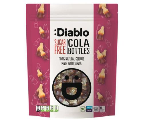 Suhkruvabad kummikommid DIABLO, koola 75g