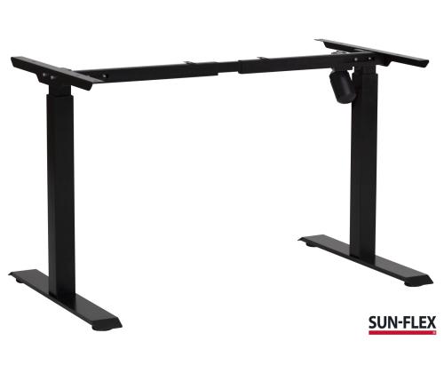 Elektriline lauaraam SUN-FLEX Deskframe I 2-teleskoobine 1-mootoriga must