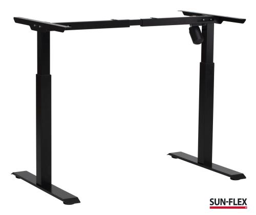Elektriline lauaraam SUN-FLEX Deskframe I 2-teleskoobine 1-mootoriga must