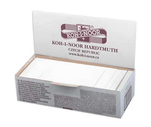 Tahvlikriit KOH-I-NOOR kandiline valge 100tk