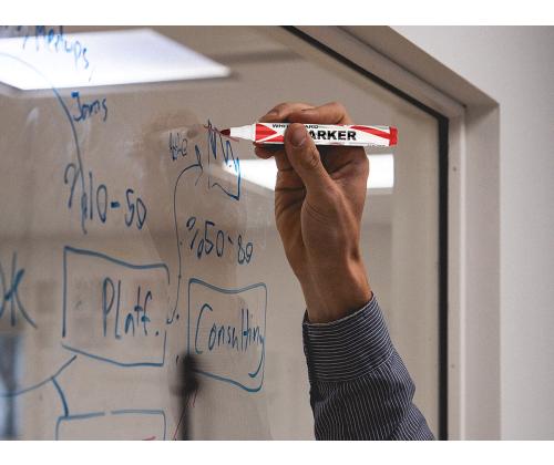 Tahvlimarker CENTRUM punane