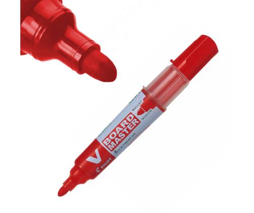 Tahvlimarker PILOT Board Master 2,3mm koonilise otsaga punane