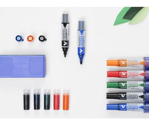 Tahvlimarker PILOT Board Master lõigatud otsaga must