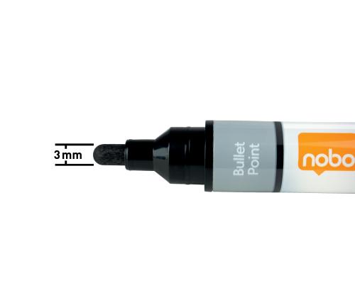 Tahvlimarkerite komplekt NOBO 4 värvi