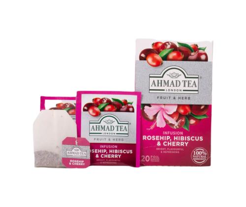 Taimetee AHMAD kibuvitskirsshibiskus 20tk ümbrikus