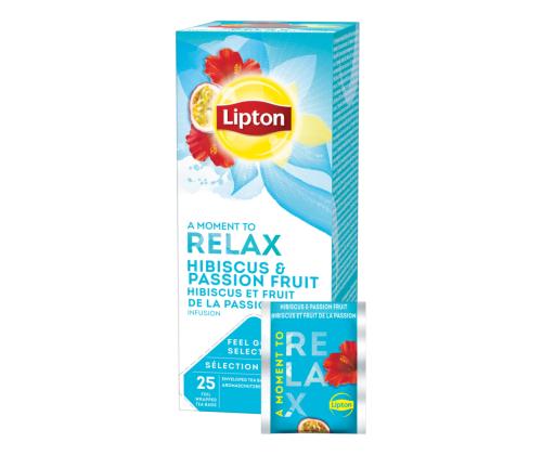 Taimetee LIPTON Hibiskus Passion 25tk fooliumümbrikus