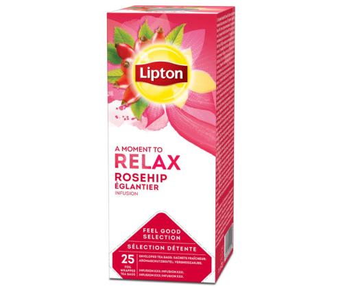 Taimetee LIPTON Kibuvitsa ja hibiskuse 25tk fooliumümbrikus