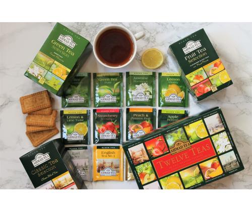 Tee AHMAD Tea Selection 12 maitset ümbrikus, kinkekomplekt