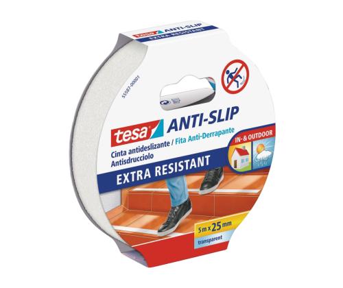 Teip TESA libisemisvastane 25mm x 5m, Anti-Slip värvitu