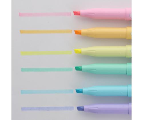 Tekstimarker kustutatav PILOT Frixion Light Soft 6 värvi komplekt