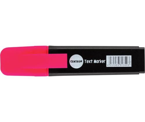 Tekstimarker CENTRUM roosa