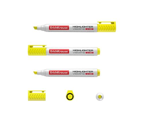 Tekstimarker ERICH KRAUSE Visioline V-40, kollane