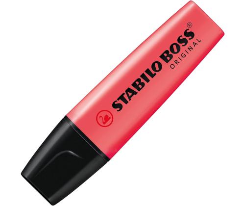Tekstimarker STABILO Boss punane