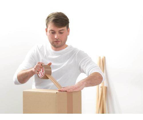 Pakketeip TESA Basic, 48mmx50m, pruun