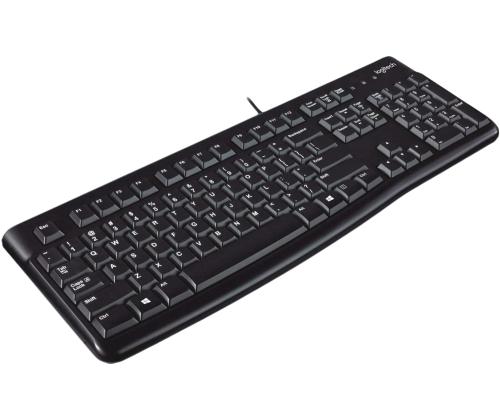 Arvuti klaviatuur LOGITECH K120 EST USB must