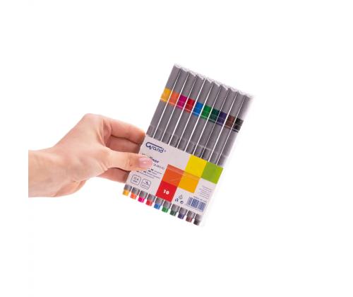 Tindipliiatsite komplekt viltotsaga GRAND GR-380 10 värvi