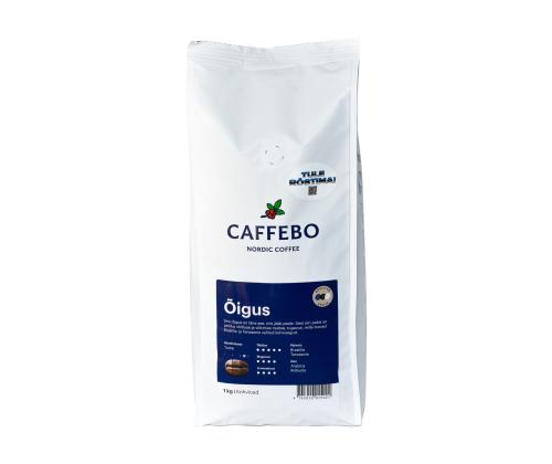 Kohvioad CAFFEBO Õigus 1kg (tume röst)