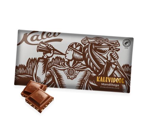 Piimašokolaad KALEV, KALEVIPOEG mandlitega 300g