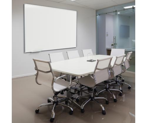 Valge tahvel TK-TEAM 2510x1210mm E3 keraamiline läikiv pind Pro alum. raam