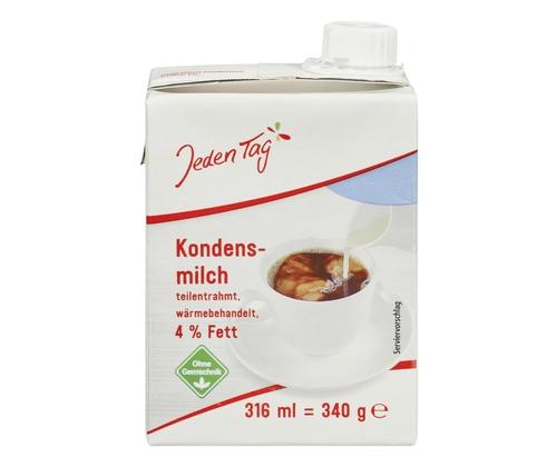 JEDEN TAG Kondenspiim suhkruta 4% 340g (kõrgkuumutatud)