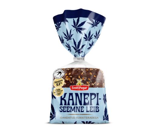 EESTI PAGAR Kanepiseemne leib rukkiteradega 500g