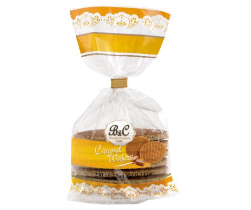 B & C Karamellivahvlid 230g