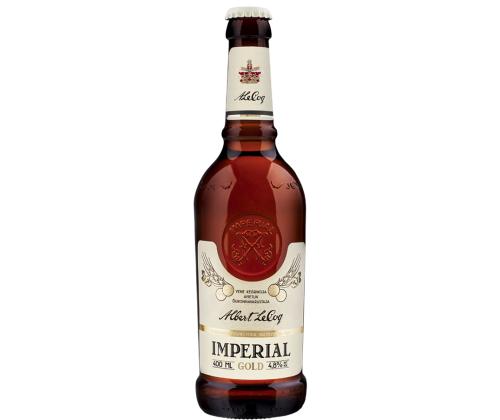 A. LE. COQ õlu Imperial Gold hele 4,8% 40cl (pudel)