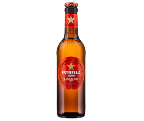 ESTRELLA Damm õlu hele 4,6% 33cl (pudel) Hispaania
