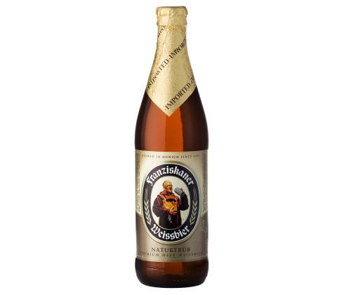 FRANZISKANER nisuõlu Hefe- Weissbier hele 5% 50cl (pudel)