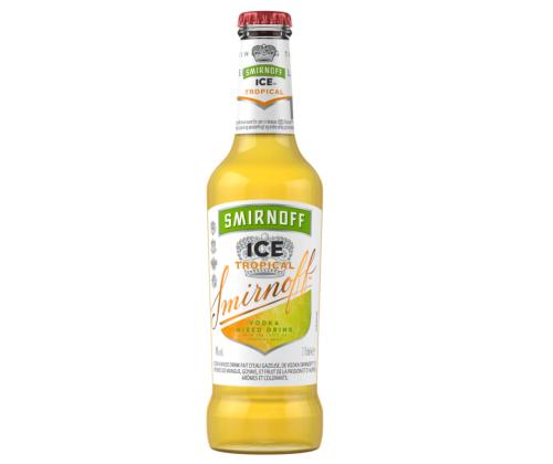 SMIRNOFF ICE Tropical Mixed Drink 4% 27,5cl (pudel)