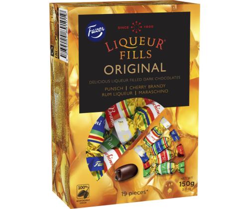 FAZER Liqueur Fills šokolaadikompvekid 150g