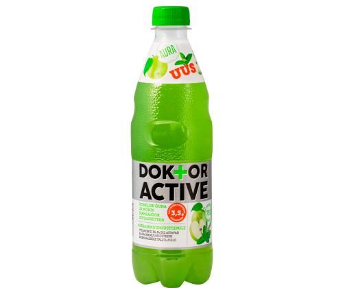 AURA DR. Active õuna-mündi mahlajook vitamiinidega 0,5l