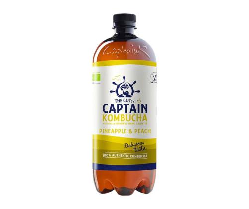 CAPTAIN Kombucha Ananassi Organic 0,4l (pet)