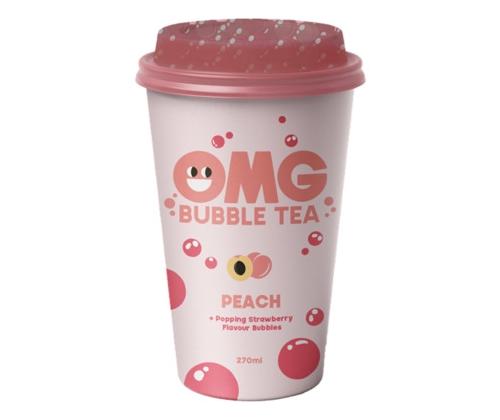 OMG BUBBLE TEA Peach 270ml
