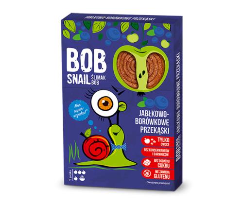 BOB SNAIL Õuna-mustikarullikesed 60g