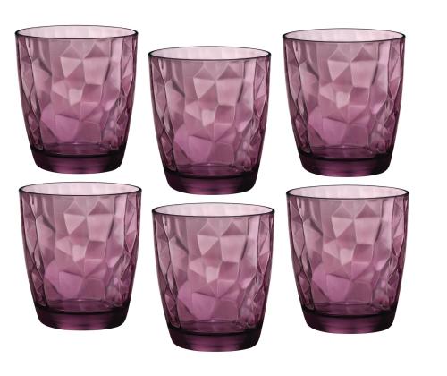 BEST Joogiklaas Diamond 300ml lilla 6tk (Bormioli Rocco)