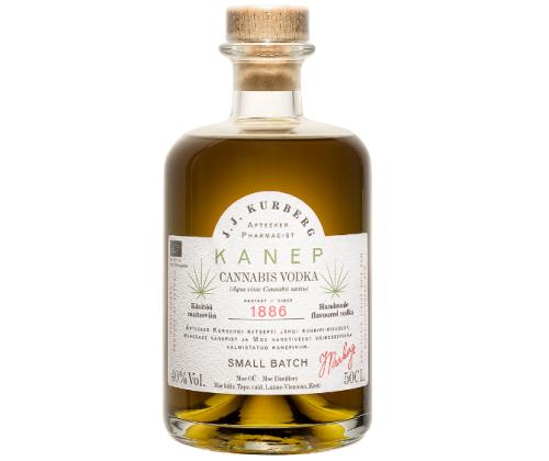 J. J. KURBERG Kanep Vodka 40% 50cl