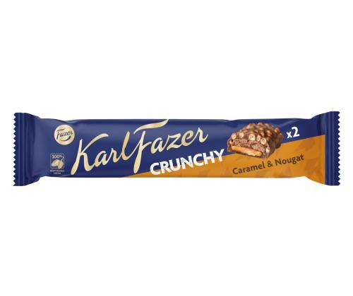 FAZER Karl Fazer Šokolaadibatoon Crunchy caramel&nougat 55g