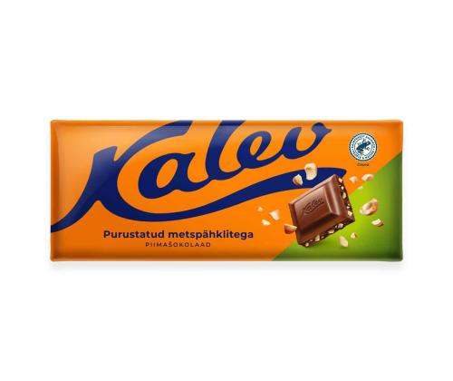 KALEV Piimašokolaad purustatud metspähklitega 200g