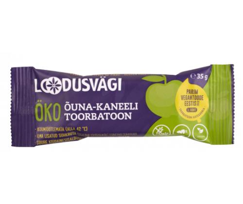 LOODUSVÄGI Mahe toorbatoon õuna-kaneeli 35g
