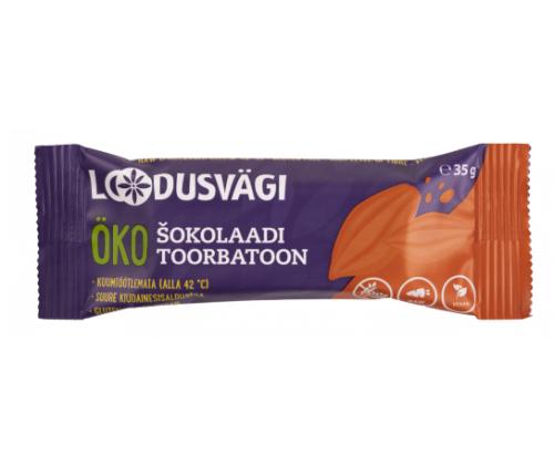 LOODUSVÄGI Mahe toorbatoon šokolaadiga 35g